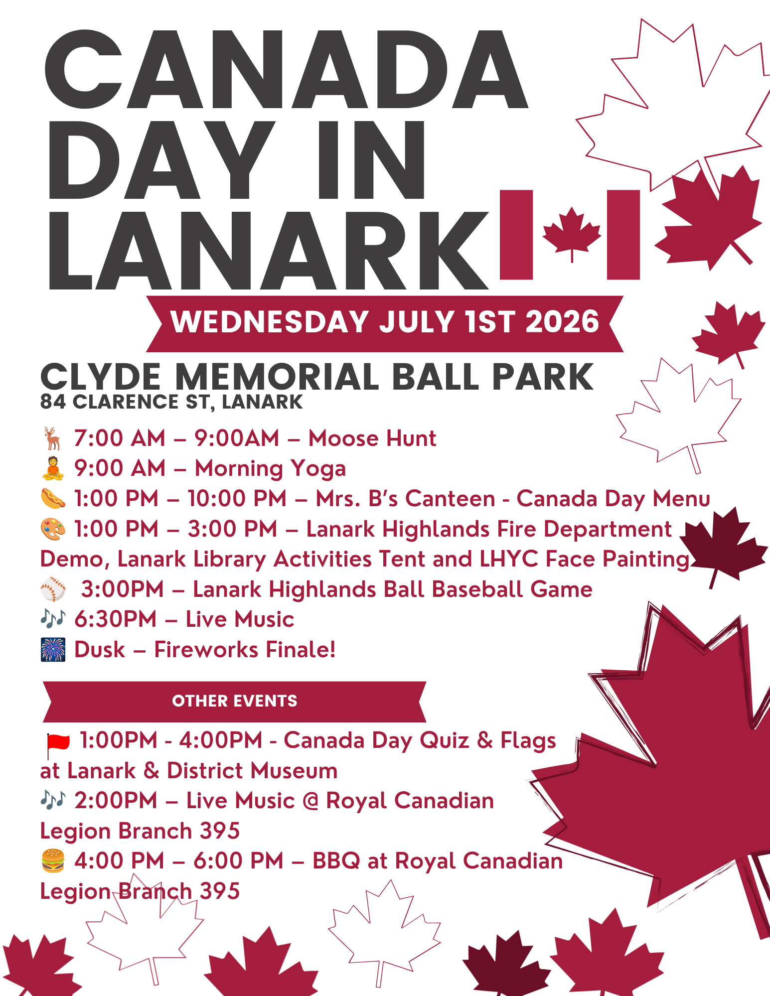 Canada Day Poster